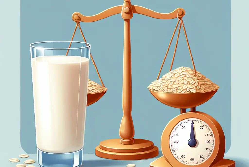 ¿La leche de avena engorda?