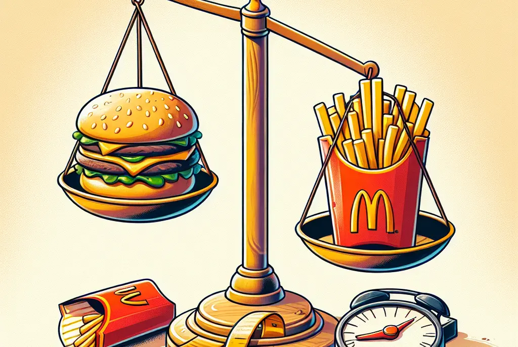 ¿La comida de McDonald's engorda?